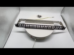 Rede Alta densidade, 1U 48 Port Capacidade RJ45 Descarregar Patch Panel