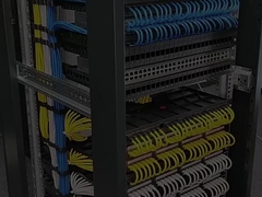 Tela de gestão de cabos de tipo de canal 24 portas Gerente de cabos para rack/armário de centro de dados