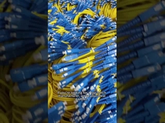 Produção do cabo de remendo da fibra ótica