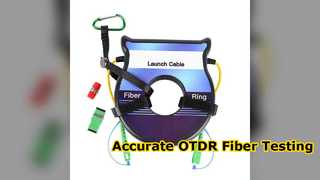 Solução de teste de fibra de caixa de cabo de lançamento OTDR