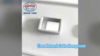 Gerenciamento fácil de cabos de rede da placa de parede ANSHI RJ45