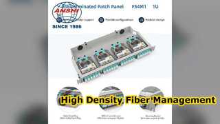 Patch Panel de fibra óptica deslizante de alta densidade 1U ODF