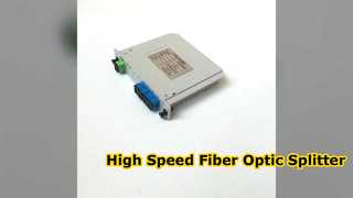 Divisor PLC de fibra óptica 1x8 de alto desempenho para FTTH