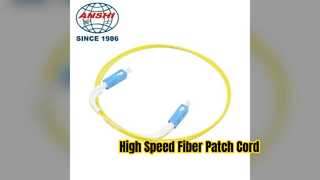 Solução de patch cord de fibra óptica SC SC de alto desempenho