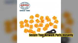 RJ45 Port Lock Dust Plug Proteja suas portas de rede