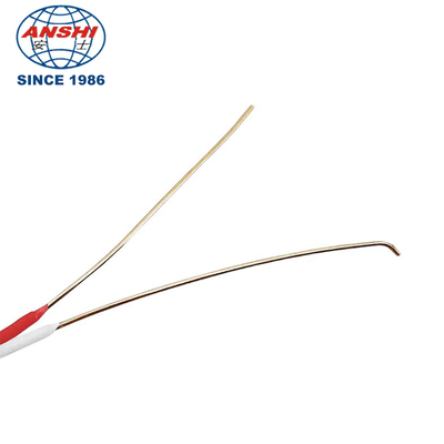 White Red Telephone Cable 2 Core 0.5mm PE Insulated Wire