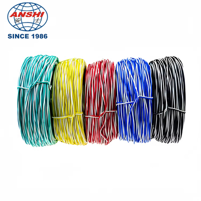 White Red Telephone Cable 2 Core 0.5mm PE Insulated Wire