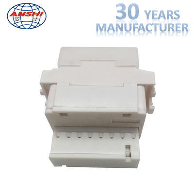 Phosphor Bronze Cat6 Keystone Jack /  8P8C CAT5E UTP Keystone Jack White Color