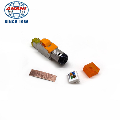 PC RJ45 Unshielded Connector For Network Communication