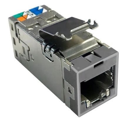 Conector modular ANSHI AMP-TWIST série SLX categoria 6A blindado 4 pares sem proteção contra poeira