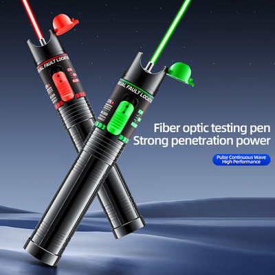 Laser verde RED Laser Fault Tracker para rede FTTH FTTB FTTX com conectores SC/ST/FC e potência de saída de 5-100MW