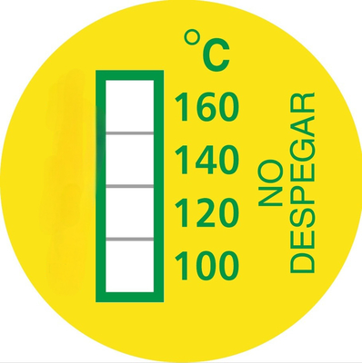 Indicado para a medição da temperatura Irreversível de alta temperatura Etiquetas sensíveis 100-160C