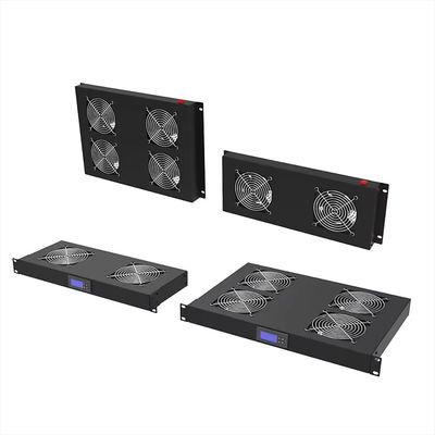 Armazém de rede da unidade de ventilação de 2 ventiladores de arrefecimento montado em rack 4