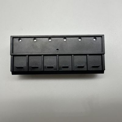 Adaptador de Painel Frontal 6 Slots RJ45 Keystone UTP para Patch Panel