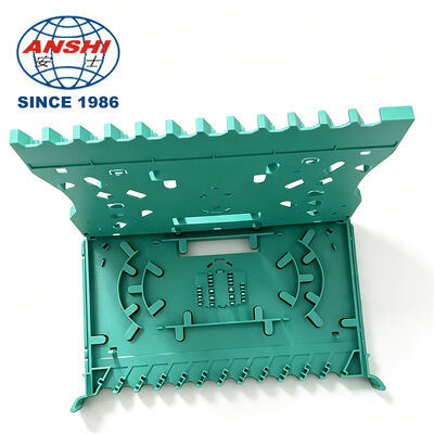 Bandeja de Emenda de Fibra Óptica de 24 Fibras, Conector SC FC Integrado, Bandeja de Emenda ODF de 24C de Grau de Telecomunicações Sem Jumper